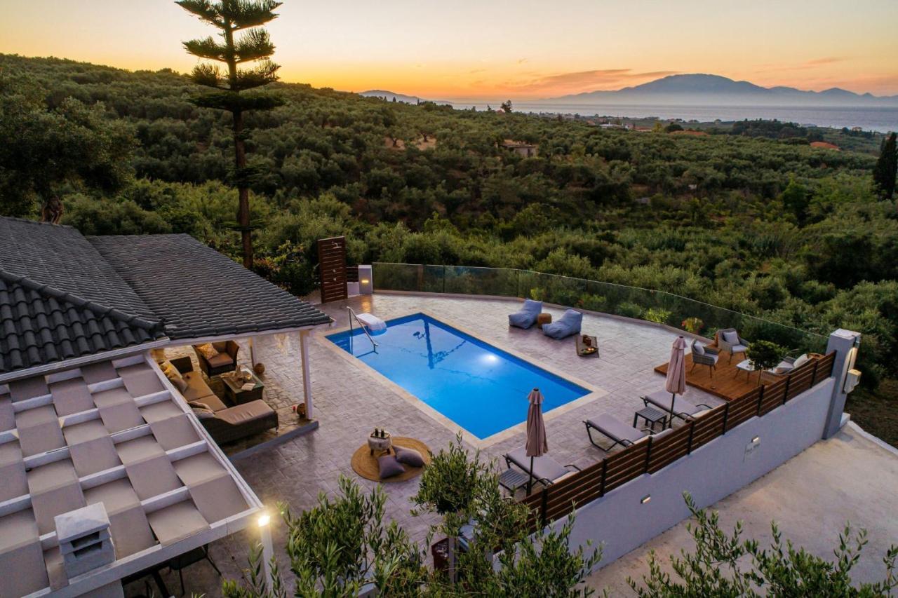 Villa Venia - Cozy Escape With Scenic Sew View, By Zantewize Трагаки Екстериор снимка